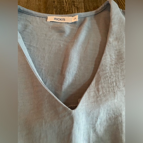 Blue women’s blouse - Picture 3 of 5